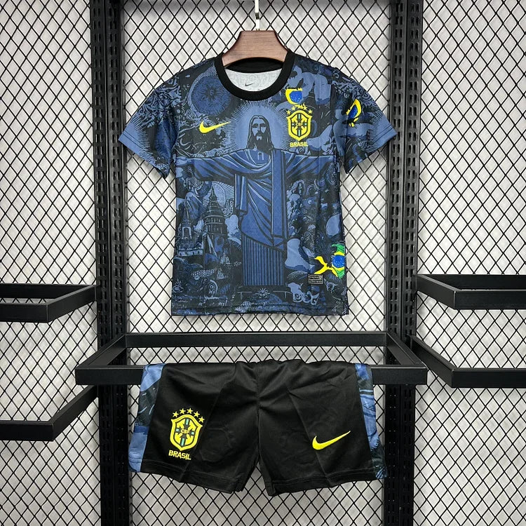 Kits enfant Brésil x Jesus Christ Domicile Junior Enfant 2024-2025