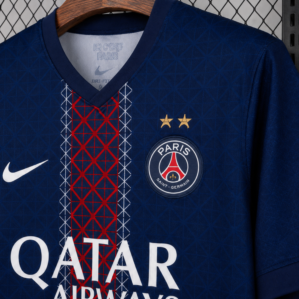 Maillot PSG 2025/26 — 2 Étoiles ⭐⭐